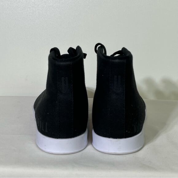 NOBULL High Top Canvas Trainer Shoes Size 5 Men\'s 6.5 Women’s Black EUC